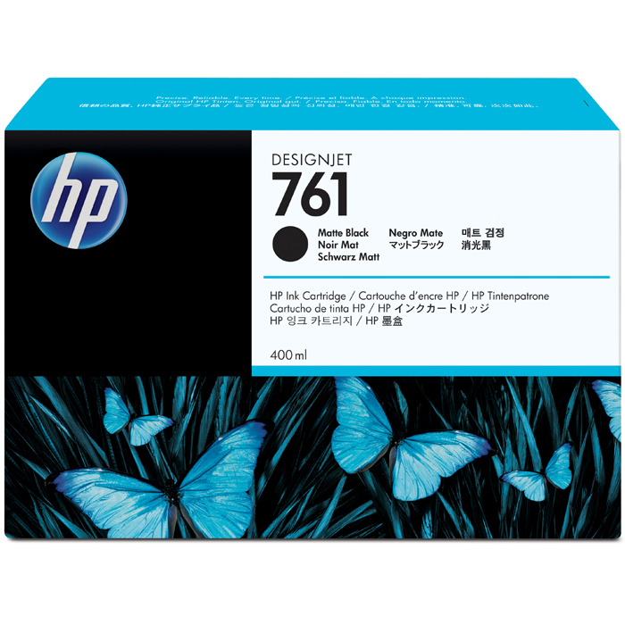 Картридж HP 761 (CM991A), матовый черный, 400 мл