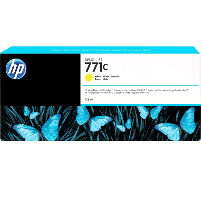 Картридж HP 771C (B6Y10A), желтый, 775 мл