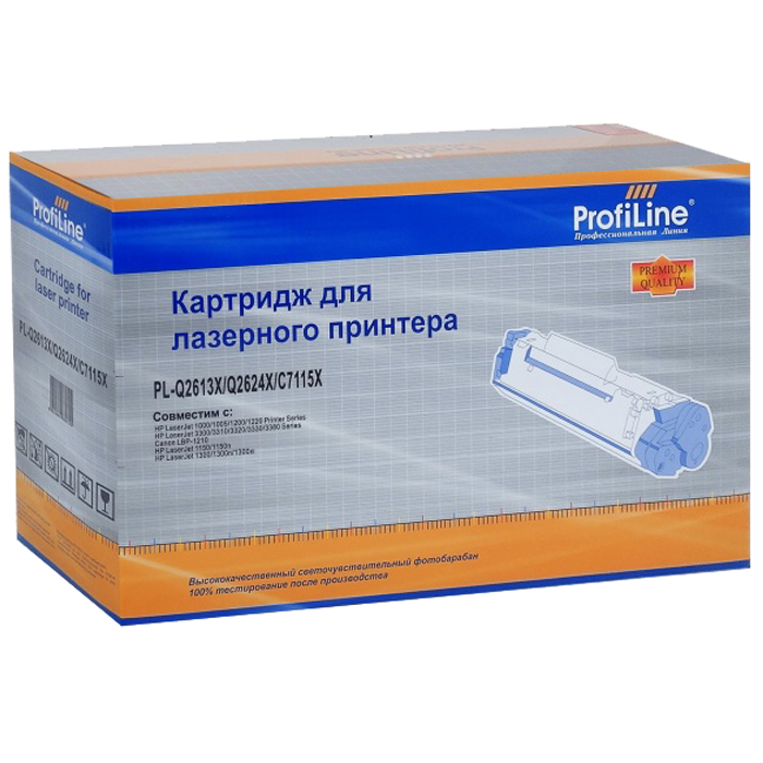 Картридж ProfiLine PL-Q2613X/Q2624X/C7115X, черный, 4000 страниц