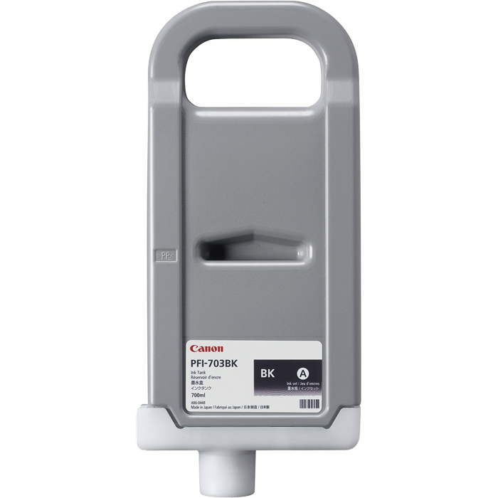 

Картридж струйный Canon PFI-703BK (2963B001), черный, оригинальный, объем 700 мл для Canon Canon imagePROGRAF-iPF810 / iPF815 / iPF820 / iPF825, PFI-703BK