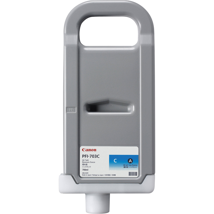 Картридж Canon PFI-703C (2964B001), голубой, 700 мл