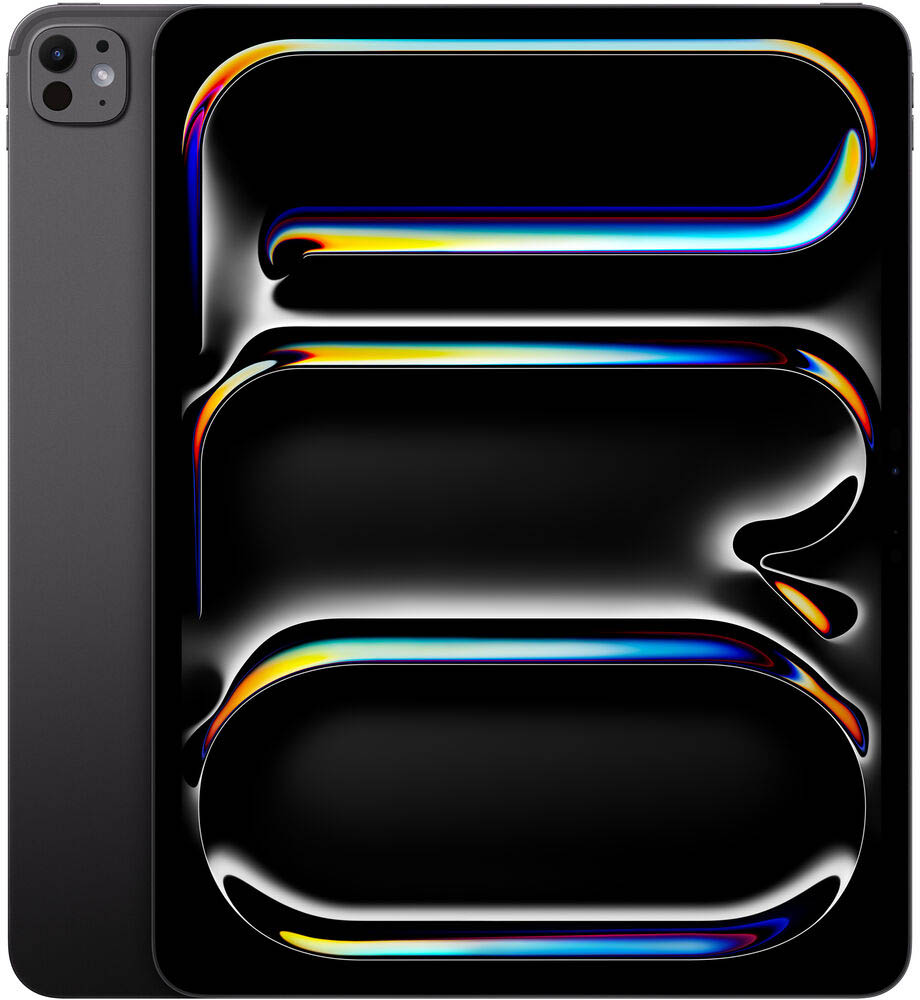 

Планшет Apple iPad Pro A2925 13" 2752x2064 OLED, Apple M4, 8Gb RAM, 256Gb, WiFi, BT, 10.3 А·ч, iPadOS, черный (MVX23X/A), A2925