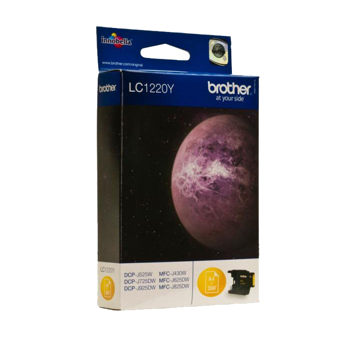 Картридж Brother LC1220Y, желтый