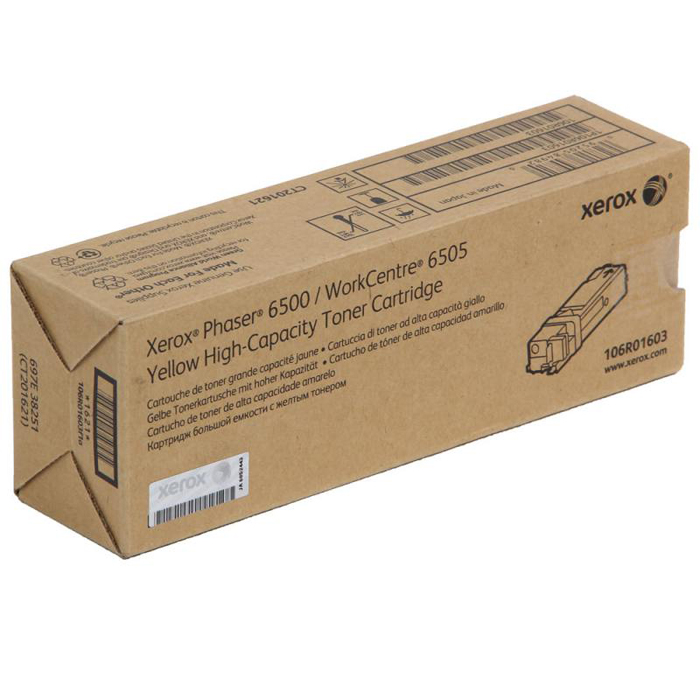 Картридж лазерный Xerox 106R01603, желтый