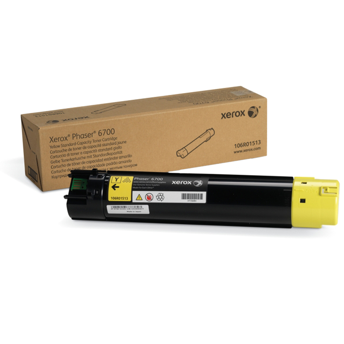 

Картридж лазерный Xerox 106R01513, желтый, 1шт., 5000 страниц, оригинальный, для Xerox Phaser 6700