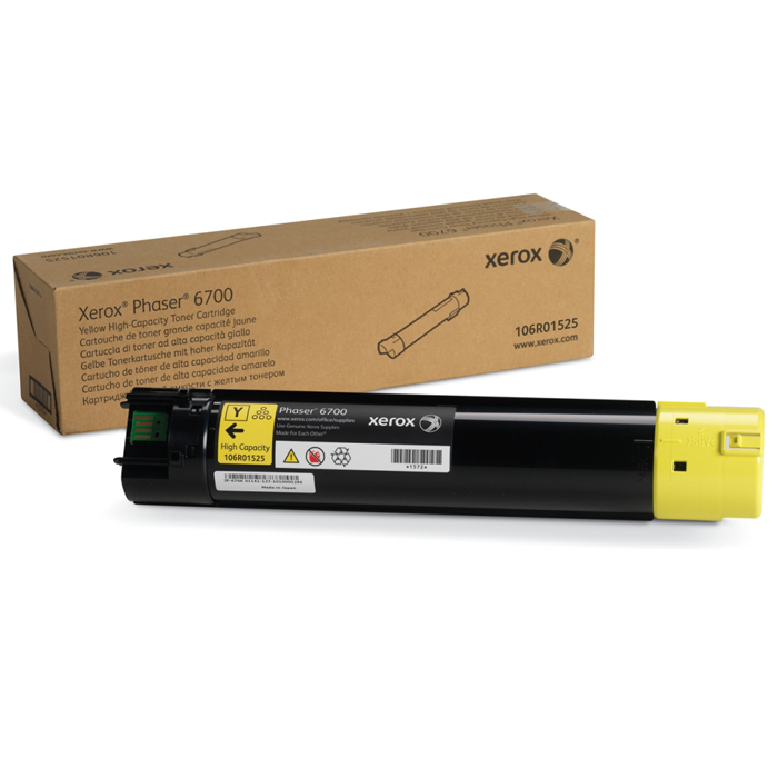 Картридж лазерный Xerox 106R01525, желтый