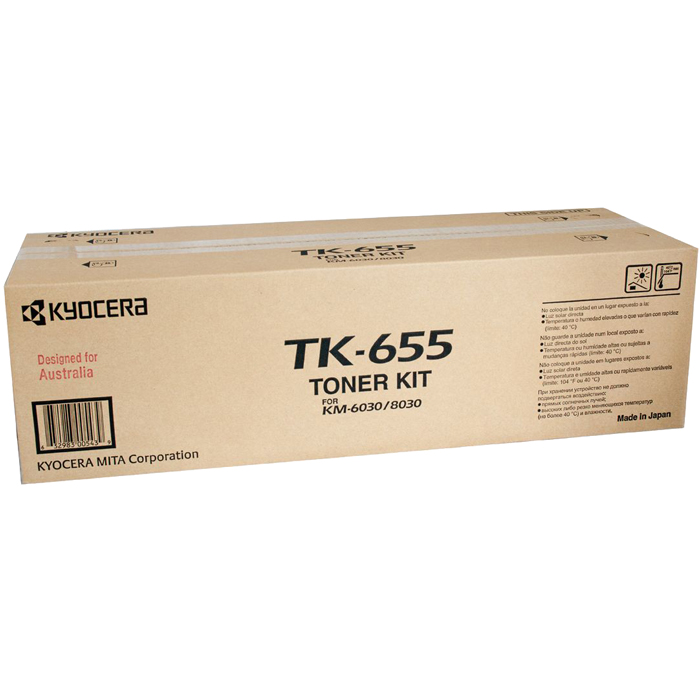 

Картридж лазерный Kyocera TK-655/1T02FB0EU0, черный, 47000 страниц, оригинальный для Kyocera KM-6030, KM-8030, TK-655