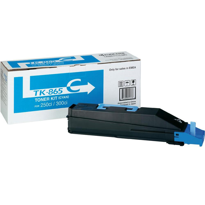 

Картридж лазерный Kyocera TK-865C/1T02JZCEU0, голубой, 12000 страниц, оригинальный для Kyocera TASKalfa 250ci, TASKalfa 300ci, TK-865C