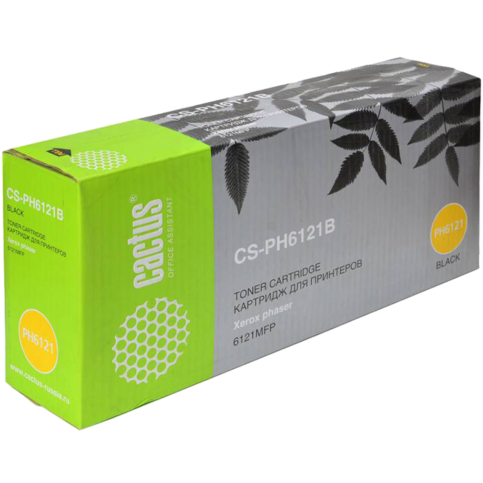 

Картридж лазерный Cactus CS-PH6121B (106R01476), черный, 2600 страниц, совместимый, для Xerox Phaser 6121MFP