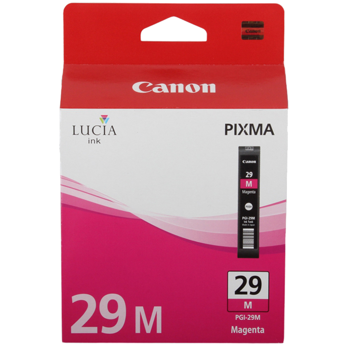 

Картридж струйный Canon PGI-29M (4874B001), пурпурный, оригинальный, ресурс 281 страниц для Canon Canon PIXMA-PRO-1, PGI-29M