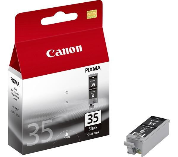 

Картридж струйный Canon PGI-35Bk (1509B001), черный, оригинальный, объем 9 мл, ресурс 191 страниц для Canon Canon PIXMA-iP100 / PIXMA-iP110, PGI-35Bk