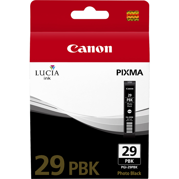 

Картридж струйный Canon PGI-29PBK (4869B001), фото-черный, оригинальный, ресурс 111 страниц, для Canon PIXMA-PRO-1, PGI-29PBK
