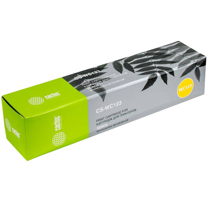 

Картридж лазерный Cactus CS-WC123 (006R01182), черный, 30000 страниц, совместимый для Xerox WorkCentre Pro 123/128, WorkCentre M123/M128, CopyCentre C123/C128