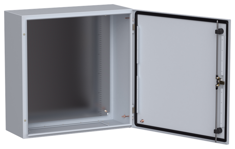 Корпус металлический 60 см x 25 см x 60 см, IP66, IEK ЩМП-60.60.25