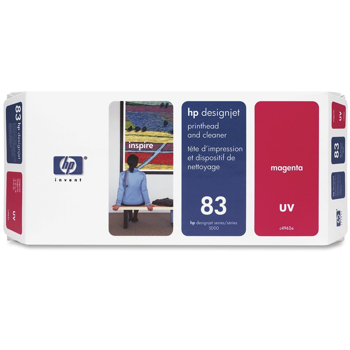 

Печатающая головка HP 83 Magenta UV Printhead and Printhead Cleaner (C4962A), No. 83