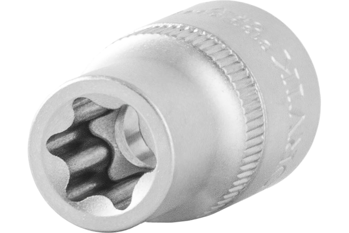 

Головка торцевая Thorvik внешний TORX S11S2306, глубокая, 1/4", TORX Е6 (054077), S11S2306