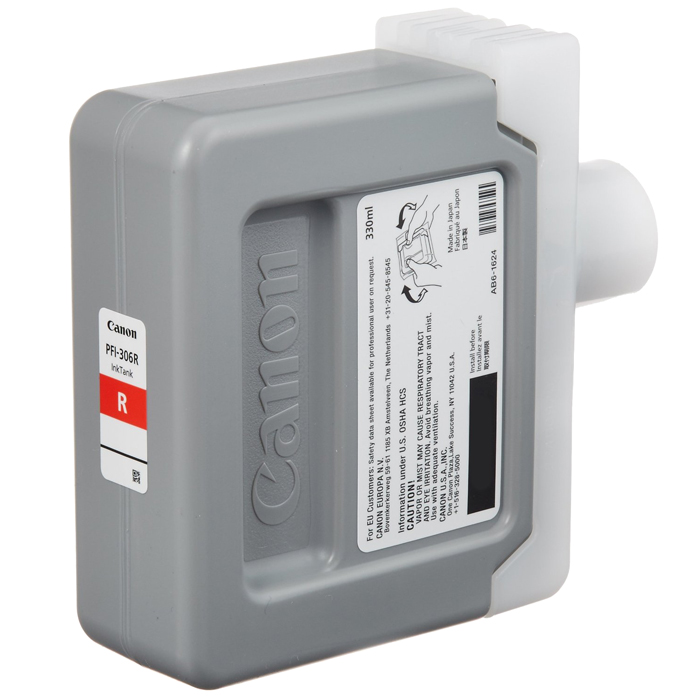 

Картридж струйный Canon PFI-306 R (6663B001), красный, оригинальный, объем 330мл, для Canon imagePROGRAF-iPF8300 / iPF8310 / iPF8400 / iPF8400se / iPF9400, PFI-306 R