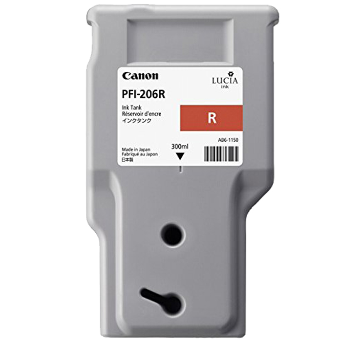

Картридж струйный Canon PFI-206 R (5309B001), красный, оригинальный, объем 300 мл для Canon Canon imagePROGRAF-iPF6400 / iPF6450, PFI-206 R