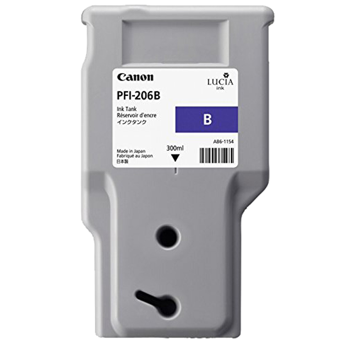 Картридж Canon PFI-206 B (5311B001), синий, 300 мл