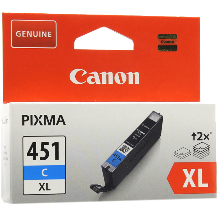 Картридж Canon CLI-451C XL (6473B001), голубой