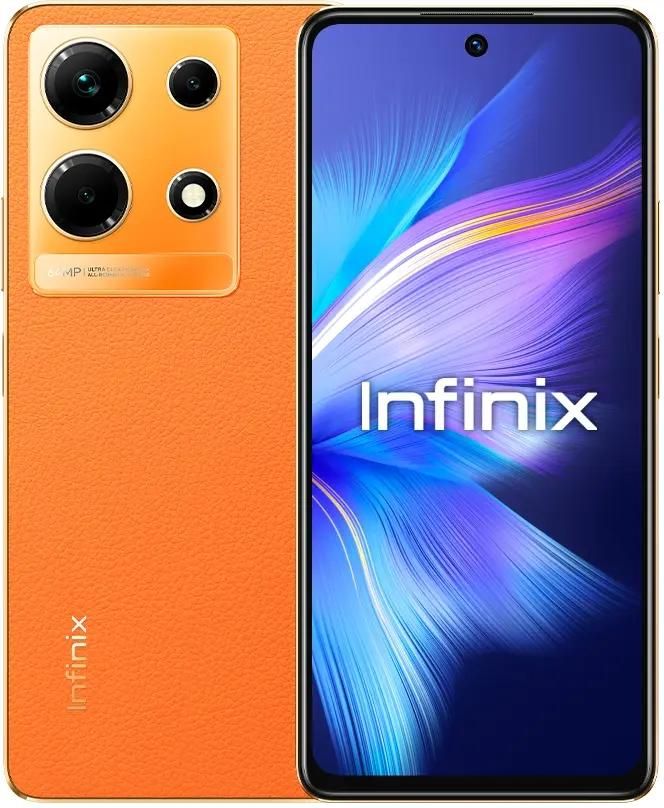 

Смартфон Infinix Note 30, 6.78" 2460x1080 IPS, MediaTek Helio G99, 8Gb RAM, 256Gb, 3G/4G, NFC, Wi-Fi, BT, 3xCam, 2-Sim, 5000 мА⋅ч, USB Type-C, Android 13, золотистый/оранжевый (10044295), Note 30