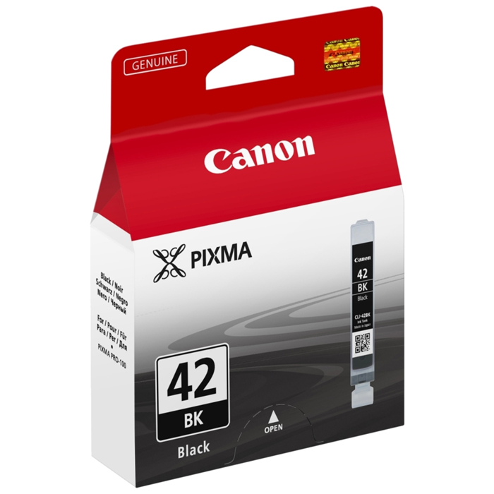 

Картридж струйный Canon CLI-42BK (6384B001), черный, оригинальный, объем 13 мл, ресурс 900 фото 10x15 для Canon Canon PIXMA-PRO-100, CLI-42BK