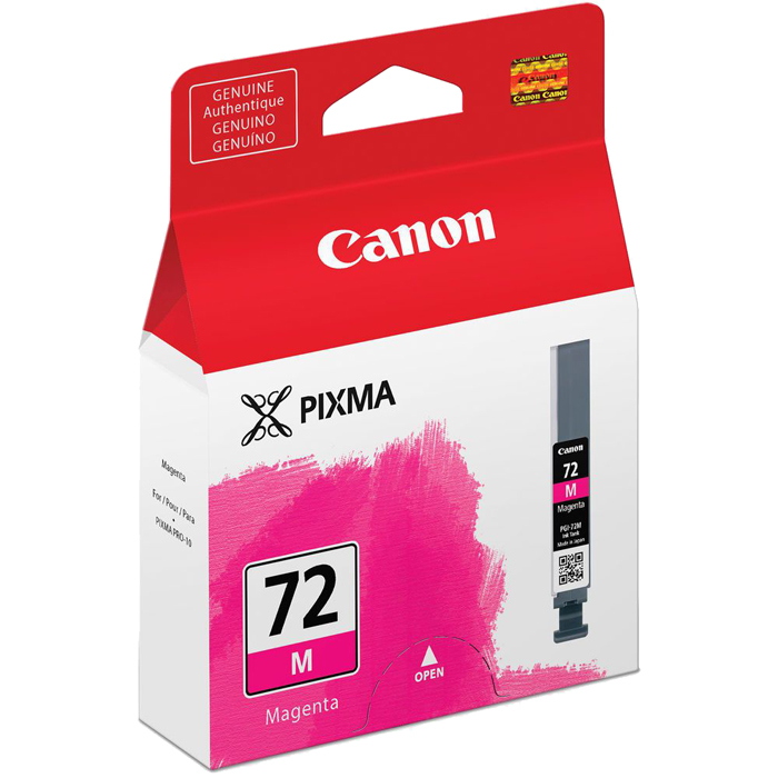 

Картридж струйный Canon PGI-72M (6405B001), пурпурный, оригинальный, объем 14 мл, ресурс 710 страниц для Canon Canon PIXMA-PRO-10, PGI-72M