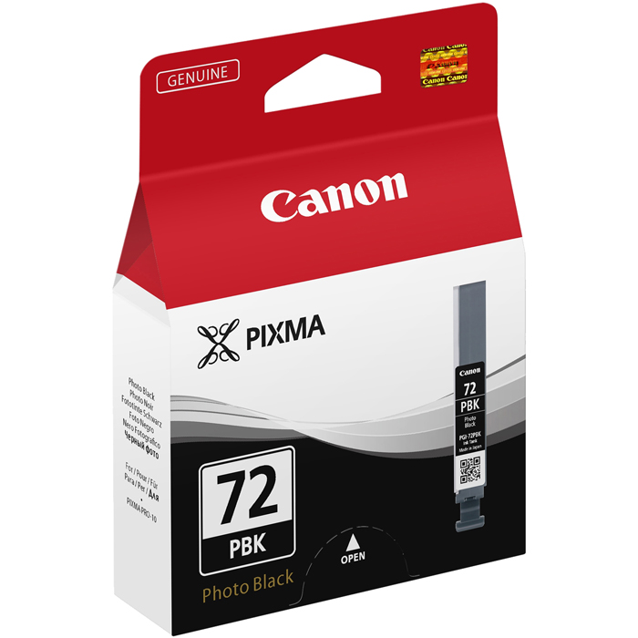 

Картридж струйный Canon PGI-72 PBK (6403B001), фото черный, оригинальный, объем 14 мл, ресурс 510 страниц для Canon Canon PIXMA-PRO-10, PGI-72 PBK