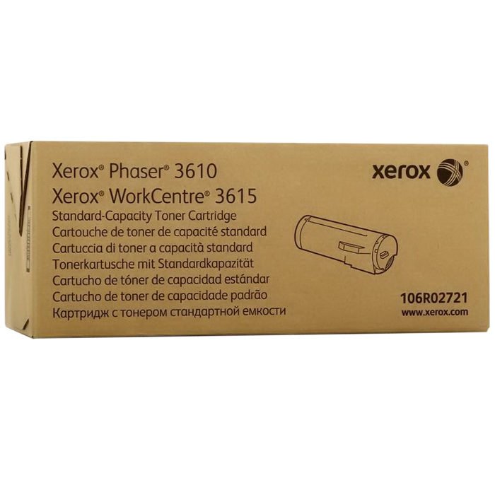 

Картридж лазерный Xerox 106R02721, черный, 1шт., 5900 страниц, оригинальный, для Xerox Phaser 3610, WorkCentre 3615