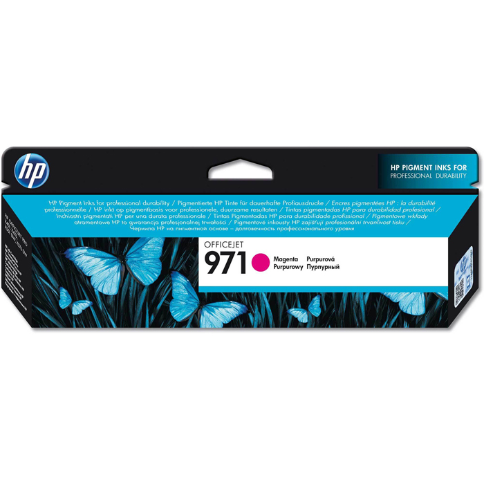 

Картридж струйный HP 971 (CN623AE), пурпурный, оригинальный, ресурс 2500 страниц для HP HP Officejet Pro X576dw / X476dw / X451dw / X551dw, 971