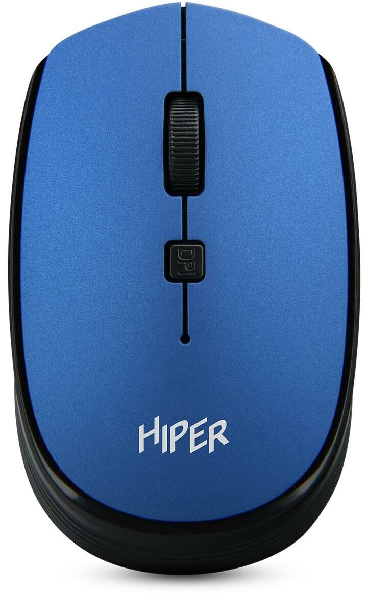 Мышь беспроводная Hiper HOMW-083, 1600dpi, оптическая светодиодная, USB, синий (HOMW-083)