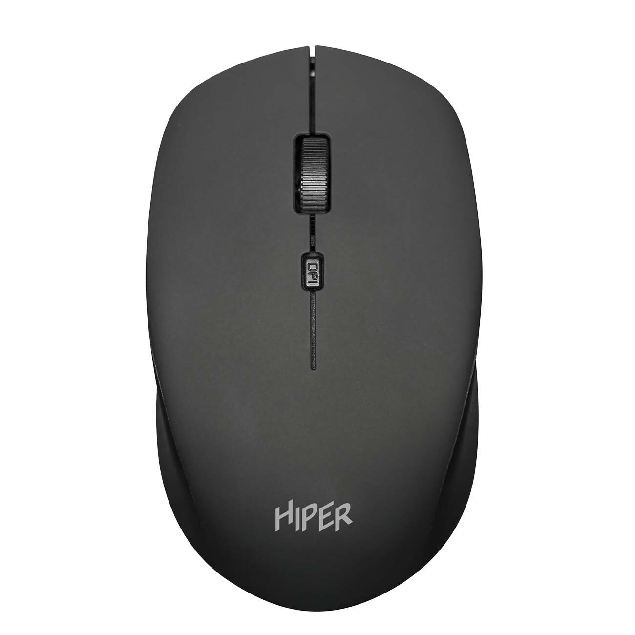 

Мышь беспроводная Hiper HOMW-091, 1600dpi, оптическая светодиодная, USB, черный (HOMW-091), HOMW-091