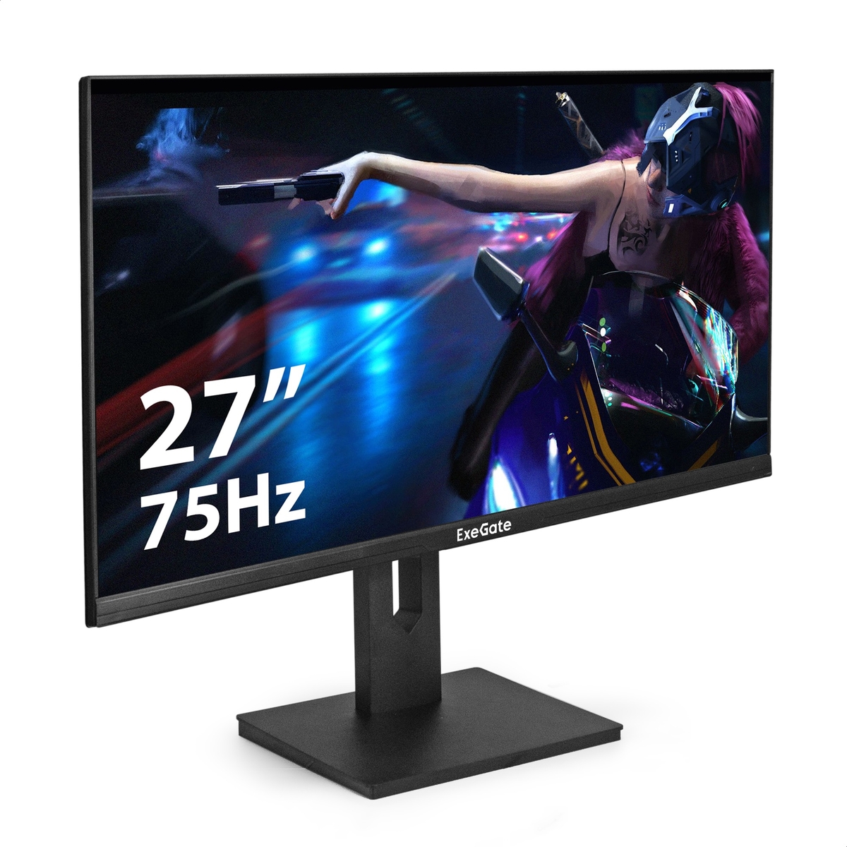 Монитор 27" ExeGate Combat EG2707C черный