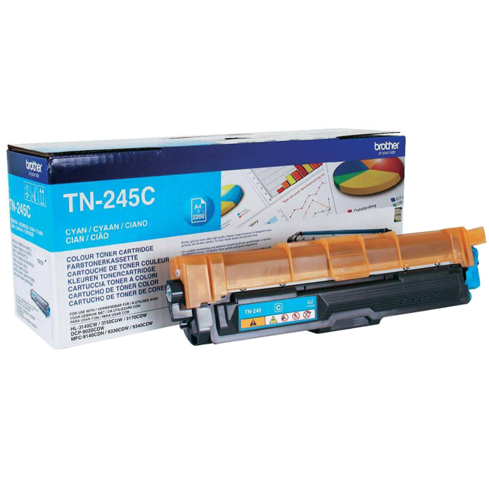 

Картридж лазерный Brother TN-245C, голубой, 2200 страниц, оригинальный для Brother HL-3140CW, HL-3150CDW, HL-3170CDW, DCP-9020CDW, MFC-9140CDN, MFC-9330CDW, MFC-9340CDW, TN-245C