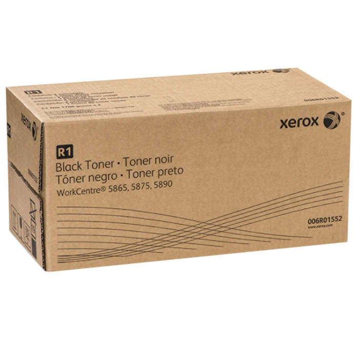 

Картридж лазерный Xerox 006R01552, черный, 2 шт. шт., 55000 страниц, оригинальный для Xerox WorkCentre 5865/5875/5890, 5865i/5875i/5890i с чипом