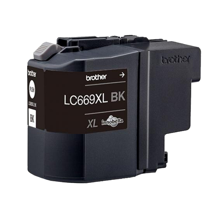 

Картридж струйный Brother LC-669XLBK, черный, оригинальный, ресурс 2400 страниц для Brother MFC-J2320, MFC-J2720, LC-669XLBK