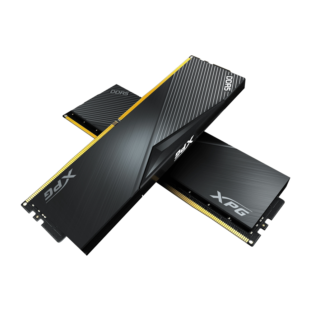 Комплект памяти DDR5 DIMM 32Gb (2x16Gb), 5600MHz, CL36, 1.25 В, ADATA, XPG Lancer (AX5U5600C3616G-DCLABK) Retail б/у, следы эксплуатации, неоригинальная упаковка, возврат из заказа