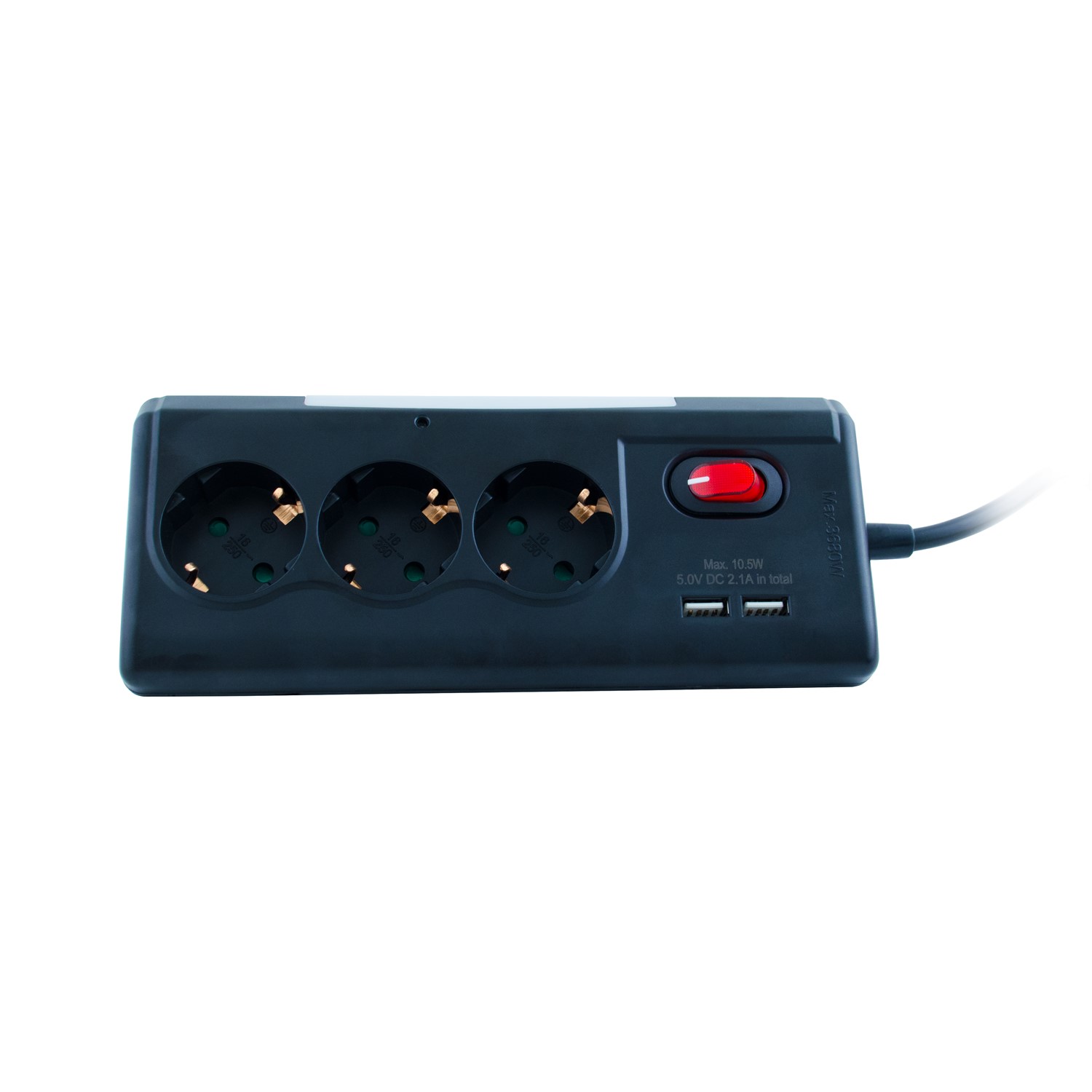 Сетевой фильтр Старт S 3x1 ZDV 2USB-- 12, 3-розетки, 1.5 м, черный (00-00000045)