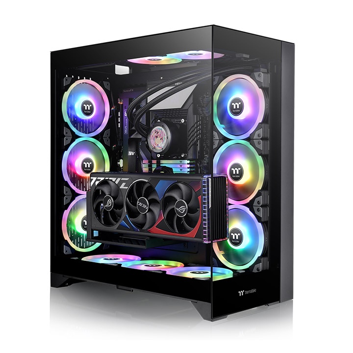Корпус Thermaltake CTE E660MX, Midi-Tower, без БП, черный