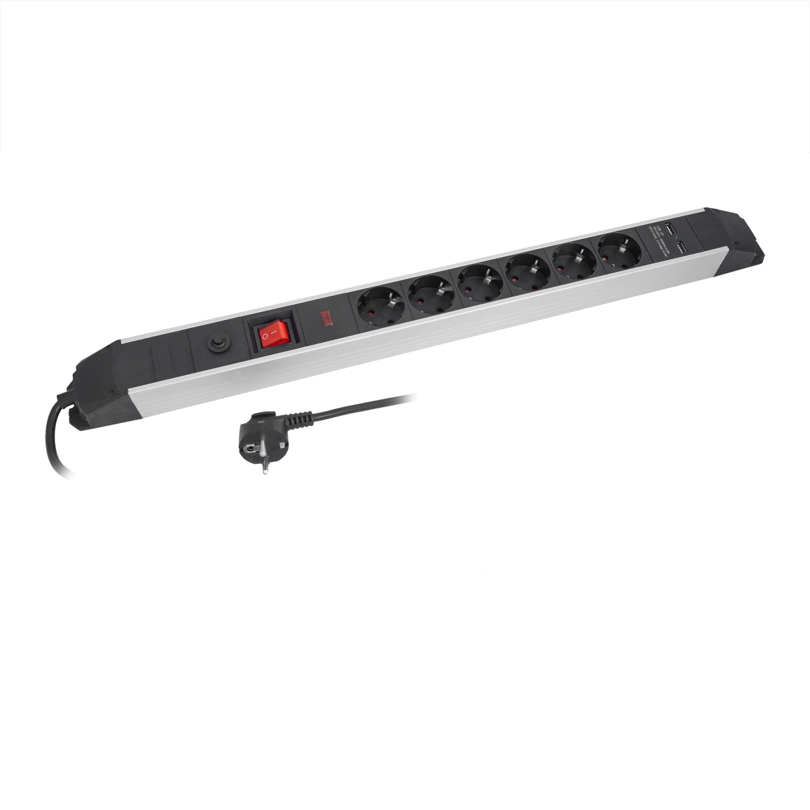 Сетевой фильтр Старт SP 6x1 ZDVT 2USB, 5-розеток, 1.5 м, черный/белый (00-00000044)