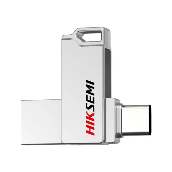 Флешка 256Gb USB 3.2/Type-C HIKSEMI Sync E327C, серебристый (HS-USB-E327C/256G/U3/SILVER)