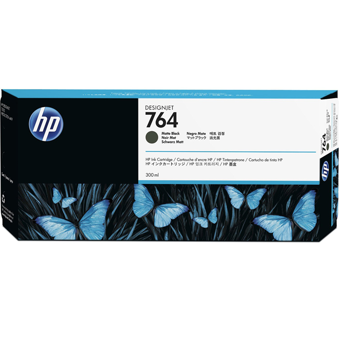 

Картридж струйный HP 764 (C1Q16A), матовый черный, оригинальный, объем 300 мл для HP HP Designjet T3500 Production eMFP, 914 мм /, 764