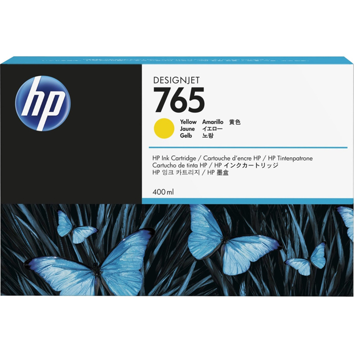 

Картридж струйный HP 765 (F9J50A), желтый, оригинальный, объем 400 мл для HP HP Designjet T7200, 1067 мм, 765