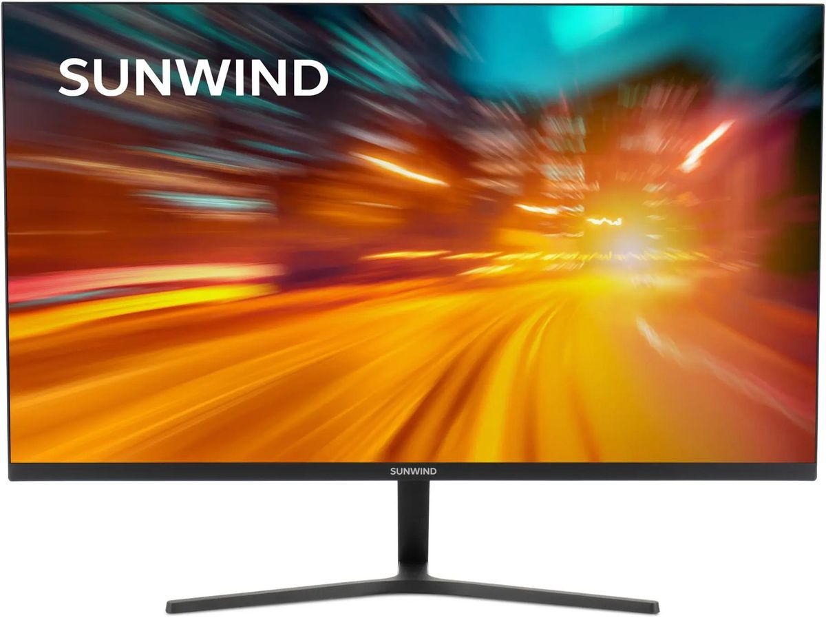

Монитор 27" Sunwind SM-27FI223 IPS, 1920x1080 (16:9), 250кд/м2, 5 мс, 178°/178°, VGA, HDMI, DisplayPort, черный (SM27SB03), SM-27FI223