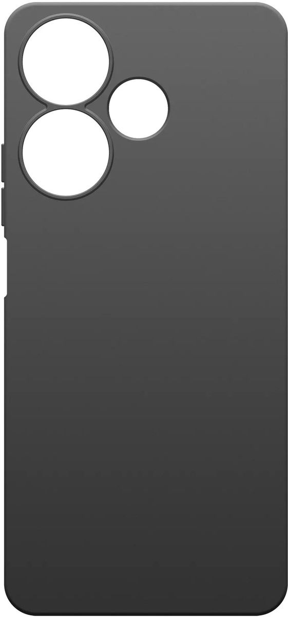 

Чехол-накладка BoraSCO для смартфона Xiaomi Redmi 13, силикон, черный (73408)