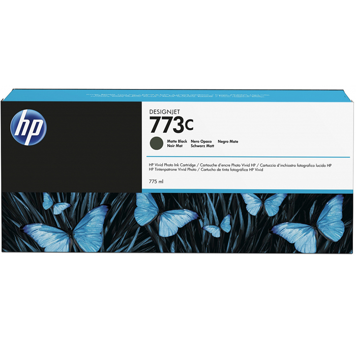

Картридж струйный HP 773C (C1Q37A), черный матовый, оригинальный, объем 775мл, для HP Designjet Z6600 / Z6800 1524 мм, 773C