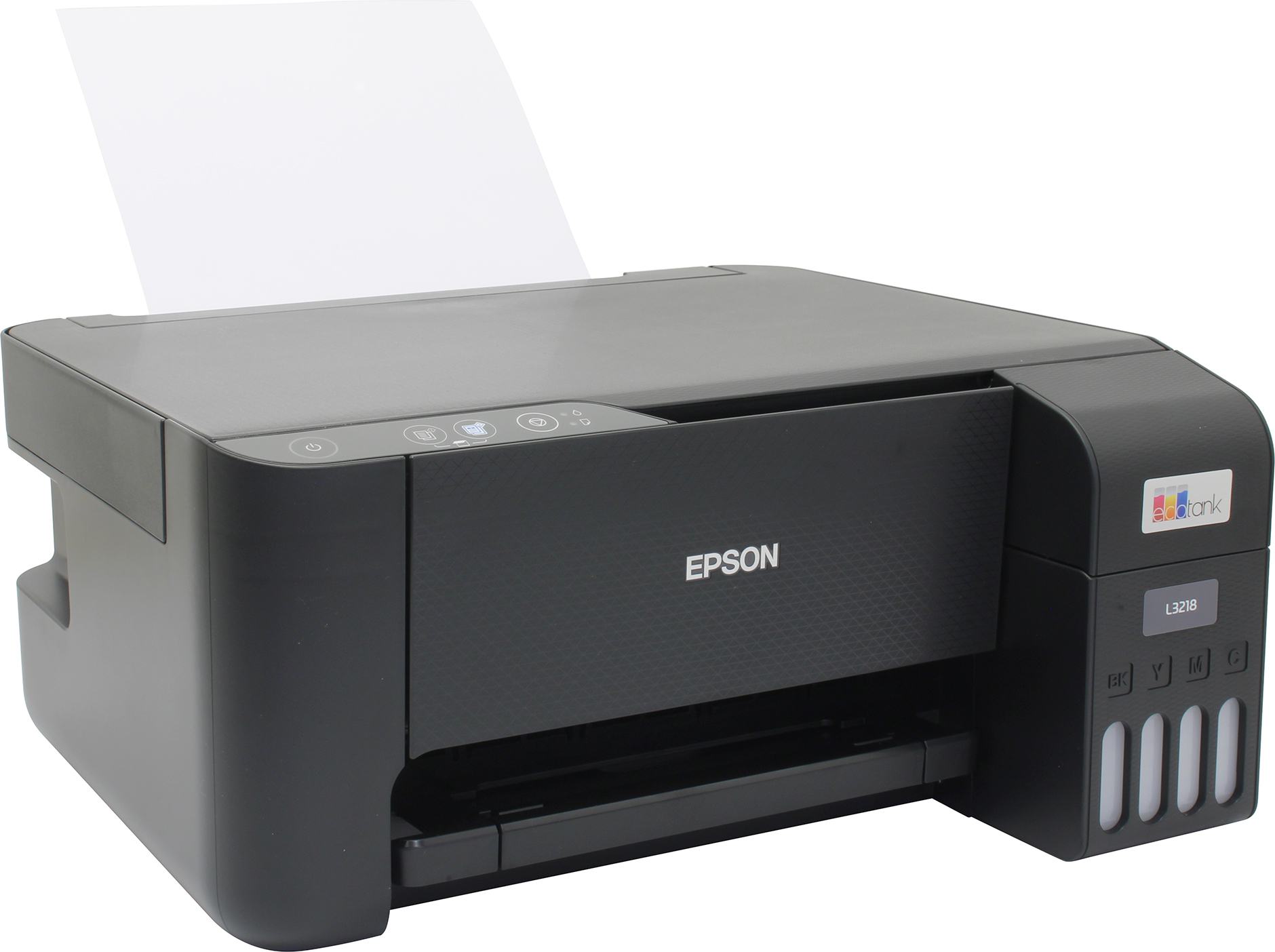 

МФУ струйный Epson EcoTank L3218, A4, цветной, 33 стр/мин (A4 ч/б), 18 стр/мин (A4 цв.), 5760x1440dpi, СНПЧ, USB, черный (C11CJ68512), L3218