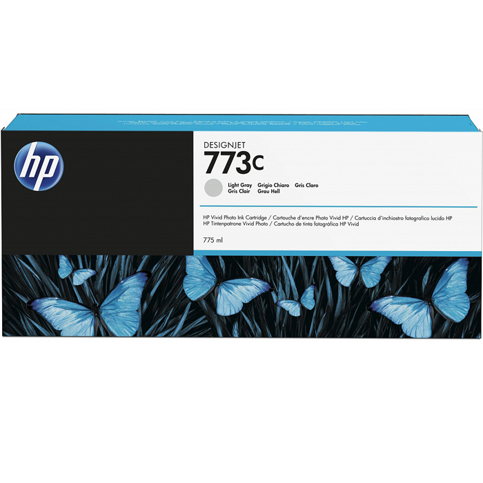 

Картридж струйный HP 773C (C1Q44A), светло-серый, оригинальный, объем 775 мл для HP HP Designjet Z6600 / Z6800 1524 мм, 773C