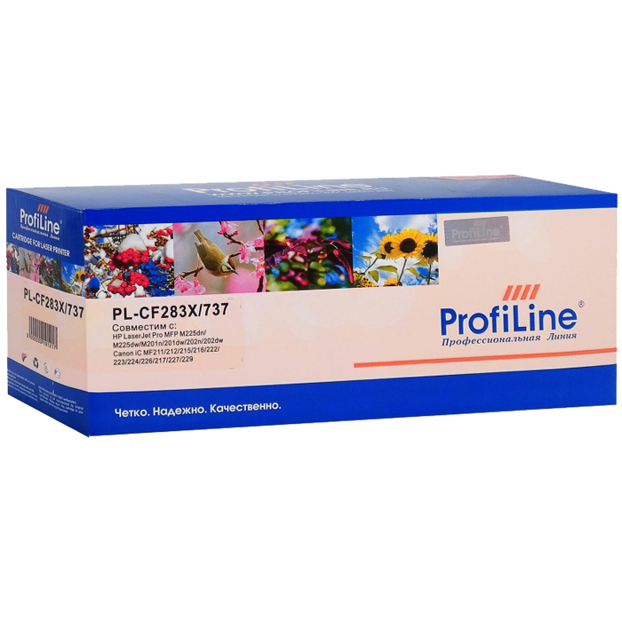 

Картридж лазерный ProfiLine PL-CF283X/737 (CF283X/737), черный, 2200 страниц, совместимый, для LJP MFP M125/M127fn/M127fw/M225dn/Canon iC MF211/212/215/216/222/223/224/226/217/227/229