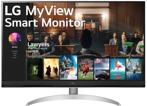 Монитор 31.5" LG MyView 32SQ700S-W белый